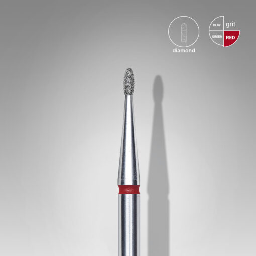 Diamond Rounded Bud Red Expert 1.2mm/3mm