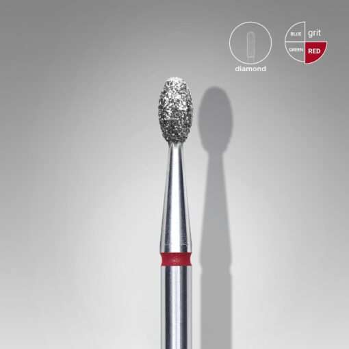 Diamond Rounded Bud Red Expert 1.2mm/3mm