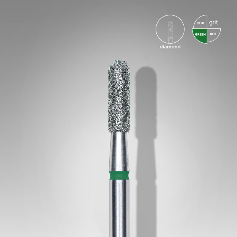 Diamond Green Expert 2.3mm/8mm - Rounded Cylinder