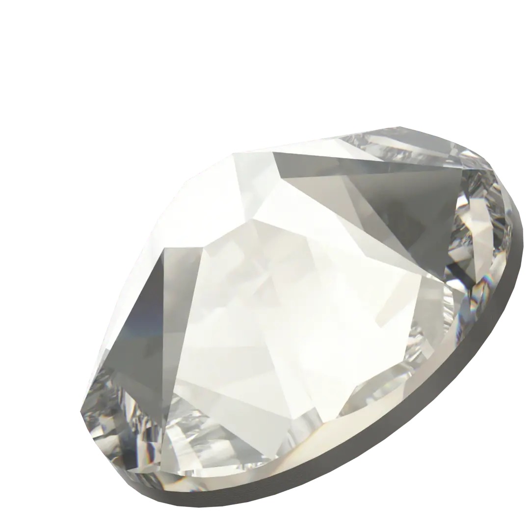 Crystal Silver Shade - Swarovski Crystals - Billede 2